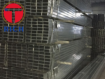 سعر جيد ASTM A179 A106 المجلفن الصلب مربع أنبوب GI أجوف القسم الأنابيب للتشييد الانترنت