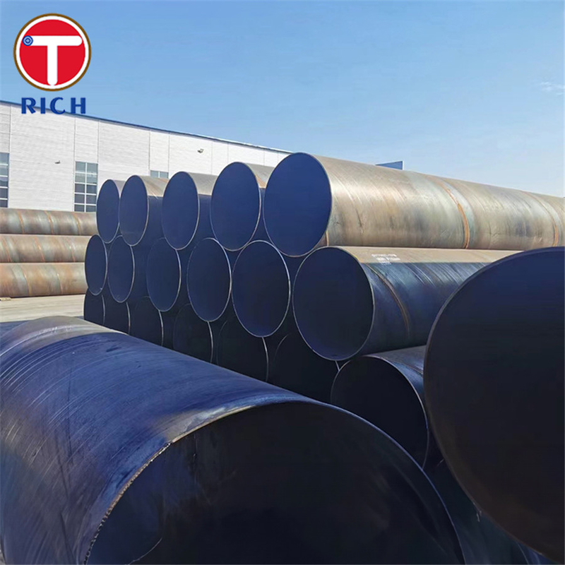 ASTM A139 الدرجة B أنبوب فولاذي مصفح قوس التفاعل الكهربائي أنبوب فولاذي مصفح لتزويد المياه