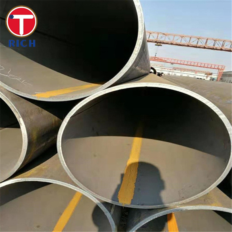 ASTM A672 A50 أنبوب فولاذي مصفح أنبوب فولاذي مصفح بالاندماج الكهربائي لخدمة الضغط العالي في درجات الحرارة المعتدلة