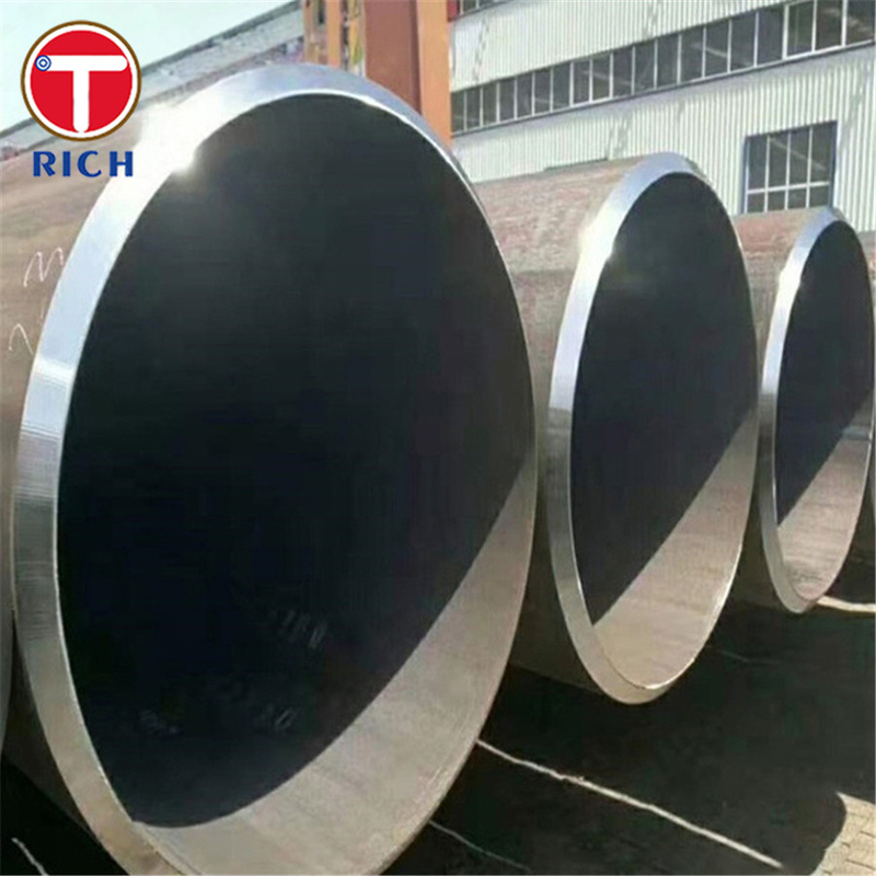 ASTM A672 A50 أنبوب فولاذي مصفح أنبوب فولاذي مصفح بالاندماج الكهربائي لخدمة الضغط العالي في درجات الحرارة المعتدلة