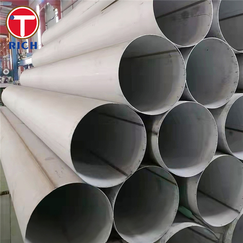 ASTM A814 TP304L أنابيب الفولاذ المقاوم للصدأ الأوستينيتية المطاومة باردة للأغراض العامة