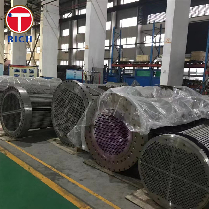 ASTM A688 304 أنابيب الفولاذ المقاوم للصدأ الأوستنيتية المطاوعة لمبادل الحرارة