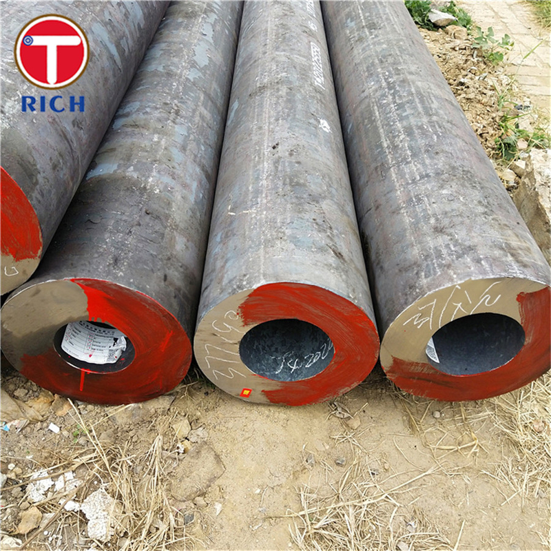 GB/T 3077 38CrMoAl أنابيب الفولاذ غير الملحومة المطاطية الساخنة أنابيب الفولاذ المصنوعة من سبائك لهيكل المبنى