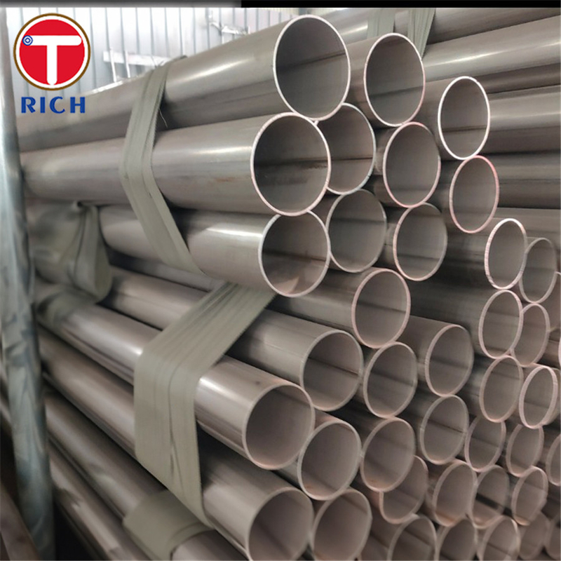 EN 10217-7 X2CrNi18-9 أنابيب الفولاذ المقاوم للصدأ أنابيب الفولاذ المطاوئة لأغراض الضغط
