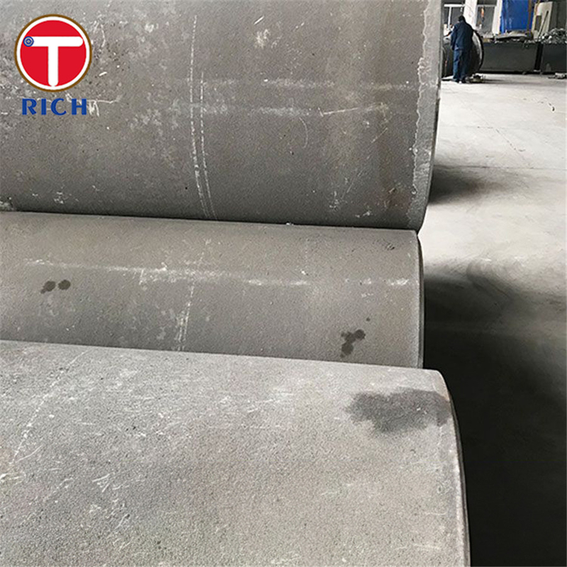 أنبوب الفولاذ المقاوم للصدأ ASTM A451 CPF8 أنبوب الفولاذ المقاوم للصدأ الأوستنيتي المصبوب مركزيًا لخدمة درجات الحرارة العالية