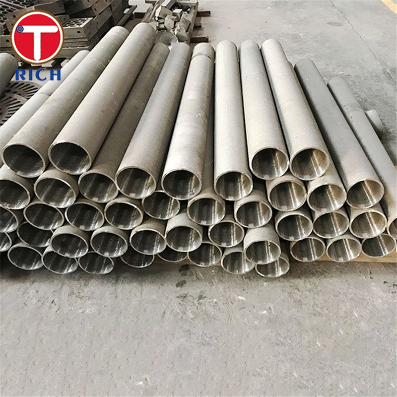 أنبوب الفولاذ المقاوم للصدأ ASTM A451 CPF8 أنبوب الفولاذ المقاوم للصدأ الأوستنيتي المصبوب مركزيًا لخدمة درجات الحرارة العالية