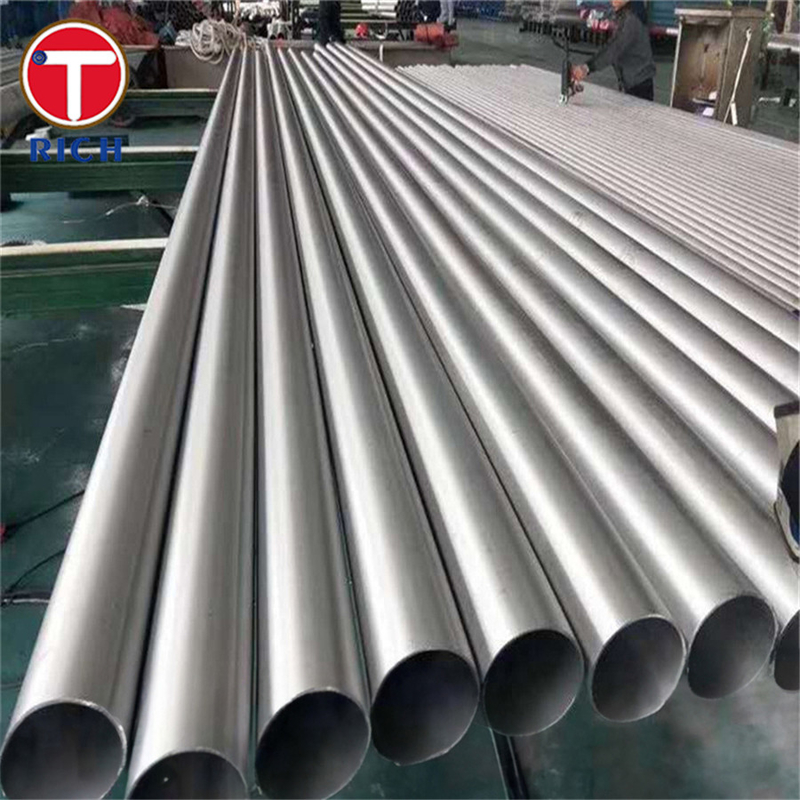 ASTM B675 N08367 أنابيب الفولاذ المقاوم للصدأ الحديد النيكل الكروم الموليبدينوم سبيكة الأنبوب المطاوئ للأغراض العامة