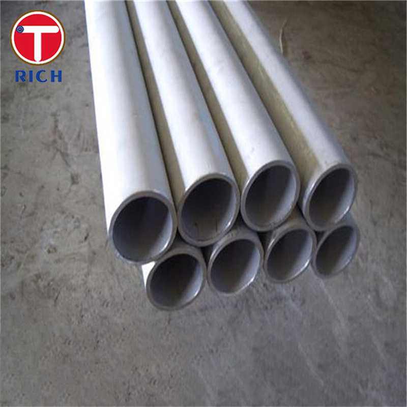 ASTM B675 N08367 أنابيب الفولاذ المقاوم للصدأ الحديد النيكل الكروم الموليبدينوم سبيكة الأنبوب المطاوئ للأغراض العامة