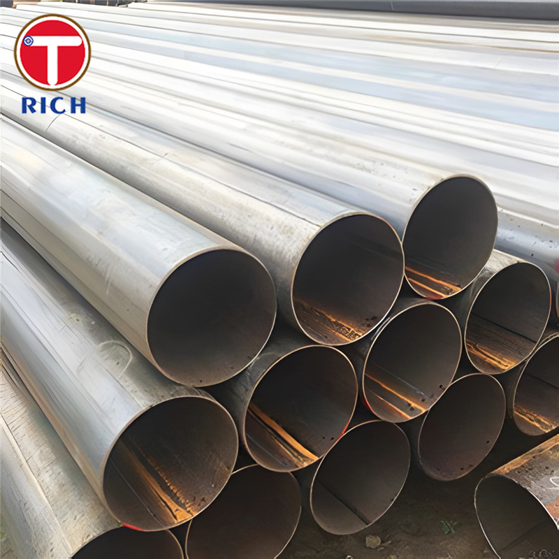 ASTM A252 Gr 2 أنبوب فولاذي مصفح قطر كبير خيط مستقيم أنبوب فولاذي مصفح للهيكل