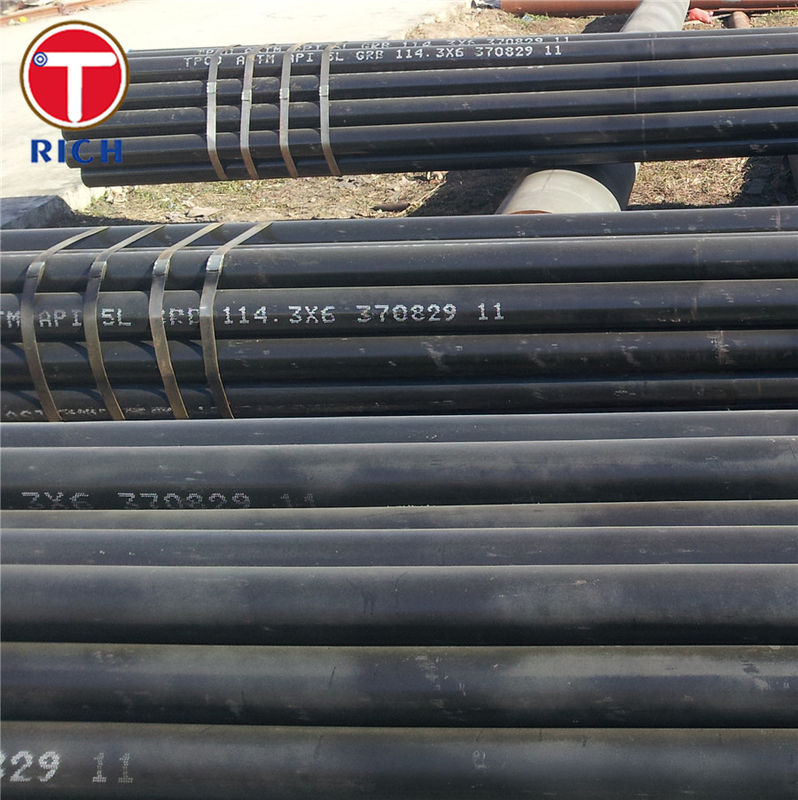 أنبوب الصلب المطاوئ ASTM A53 الأسود المغطى بالزنك في الغطاء الساخن للأغراض العامة
