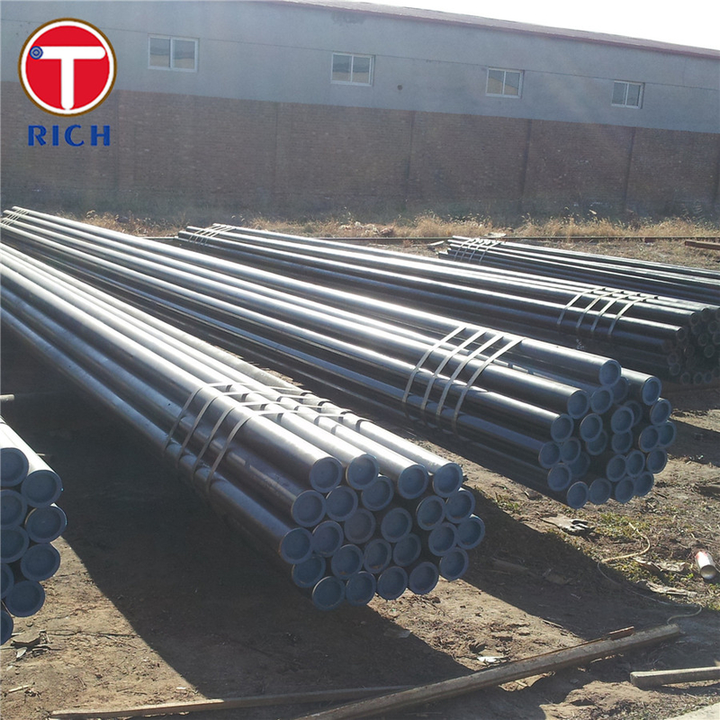 أنبوب الصلب المطاوئ ASTM A53 الأسود المغطى بالزنك في الغطاء الساخن للأغراض العامة