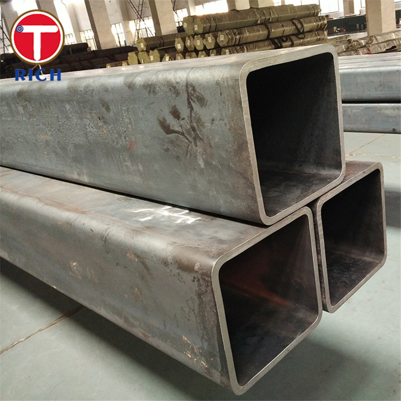 JIS G3466 STKR400 أنابيب الفولاذ الهيكلية الفولاذ الكربوني مربع وأنبوبات مستطيلة للبنية العامة