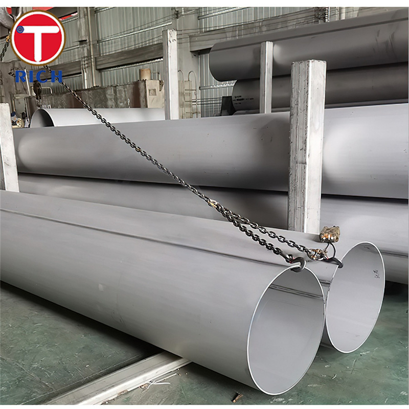 ASTM A778 TP304L أنابيب الفولاذ المقاوم للصدأ مصفوفة غير مطوية أوستينيتية أنابيب الفولاذ المقاوم للصدأ للطبية