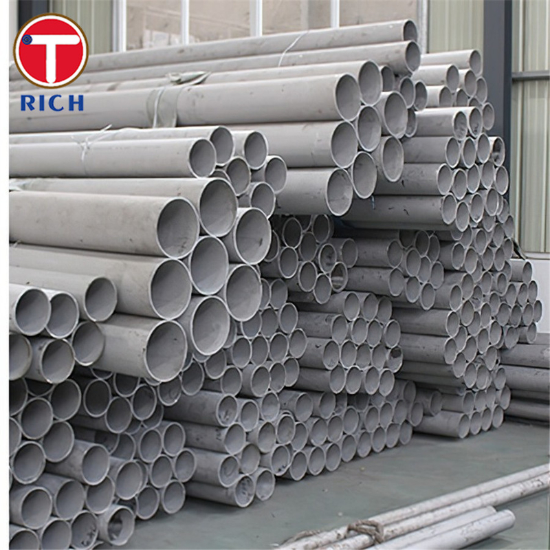 ASTM A778 TP304L أنابيب الفولاذ المقاوم للصدأ مصفوفة غير مطوية أوستينيتية أنابيب الفولاذ المقاوم للصدأ للطبية