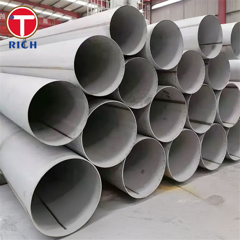 ASTM A928 الدرجة 2205 أنابيب الفولاذ المقاوم للصدأ مزدوجة أنابيب الفولاذ EFW للنقل الكيميائي