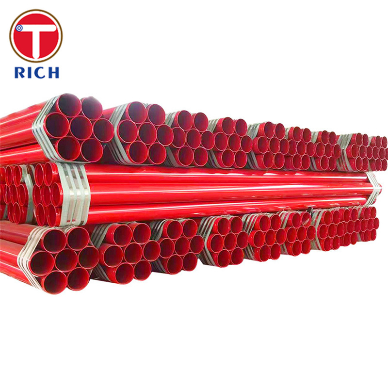 ASTM A978 أنابيب الفولاذ المغلفة بالبلاستيك أنابيب الفولاذ المصفوفة بالأضلاع المركبة المغلفة بالبولي إيثيلين