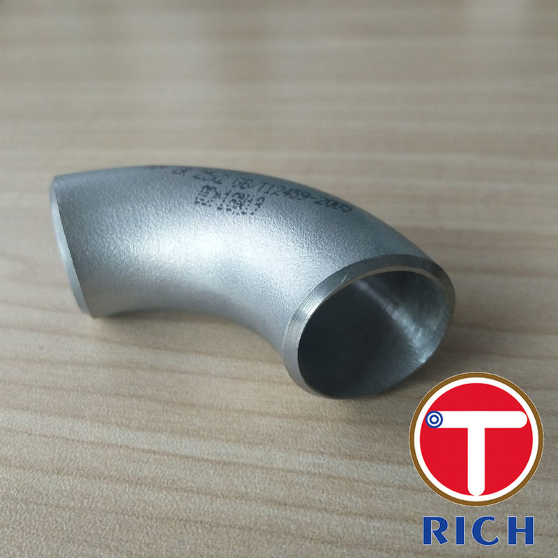 90 درجة LR الكوع الأنبوب بالقطع ASME B16.9 316L 304L سلس الفولاذ المقاوم للصدأ