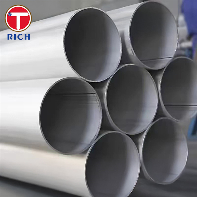 EN 10296-2 X2CrNi12 الأنابيب المستديرة المطاومة الأنابيب الدائرية المطاومة من الفولاذ للهندسة العامة