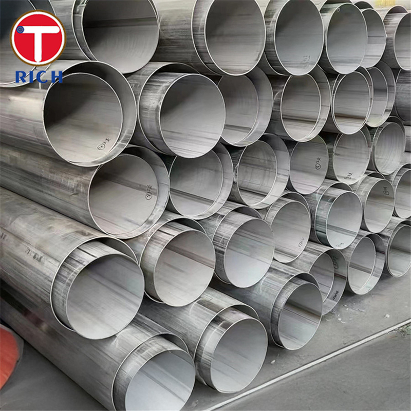 EN 10296-2 X2CrNi12 الأنابيب المستديرة المطاومة الأنابيب الدائرية المطاومة من الفولاذ للهندسة العامة