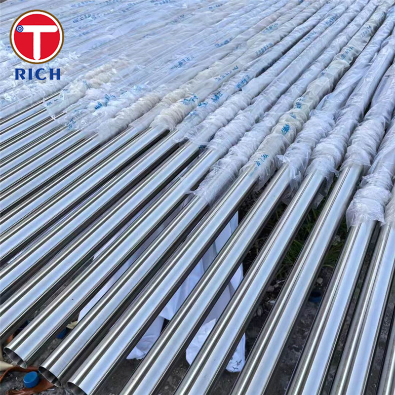 أنابيب مقايض الحرارة DIN 28180 X5CrNi18-10 أنابيب الفولاذ المقاوم للصدأ بلا مسام لمبادلات الحرارة الأنبوبية