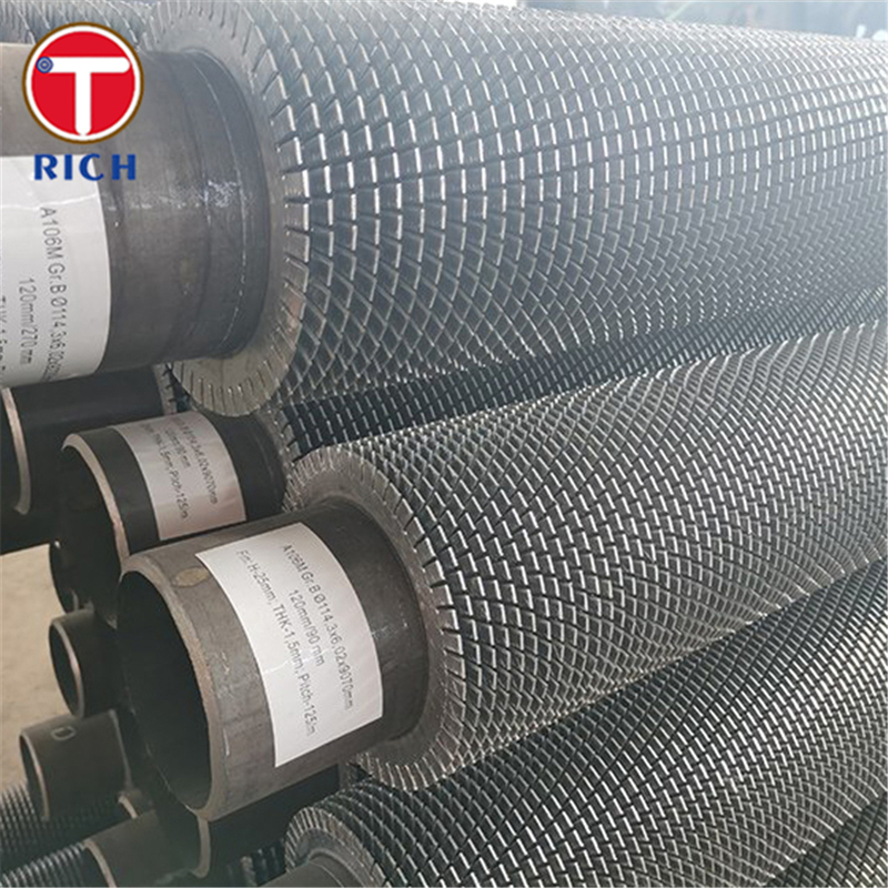 أنبوب ذو زعانف حلزونية لمبادلات الحرارة الصناعية بكفاءة نقل حرارة عالية وترابط زعانف قوي