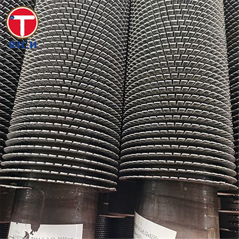 أنبوب ذو زعانف حلزونية لمبادلات الحرارة الصناعية بكفاءة نقل حرارة عالية وترابط زعانف قوي