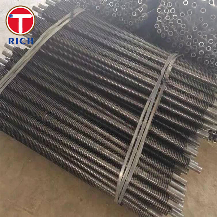 أنبوب الألومنيوم L-Foot Tension Wound L-Type Fin لمبادلات الحرارة المقاومة للتآكل
