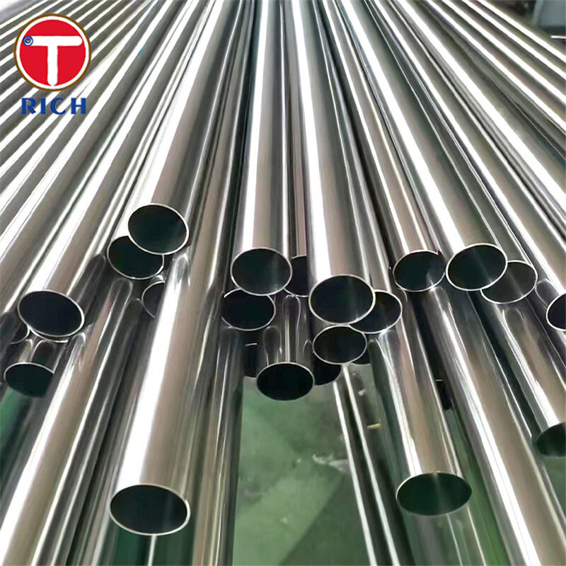 أنبوب من الفولاذ المقاوم للصدأ بمعيار ISO 2037 بسطح داخلي صحي ومقاومة للتآكل لصناعة الأغذية