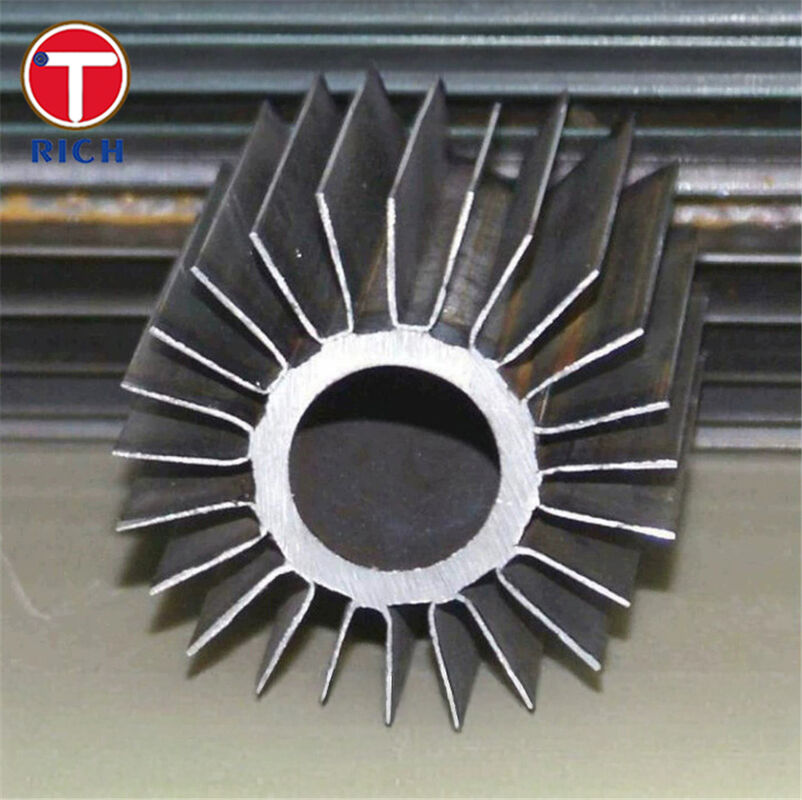 أنابيب مطوية المطوية المقاومة للتآكل مع تسامح درجة حرارة عالية لنقل الحرارة المحسنة في مبادلات الحرارة النفطية