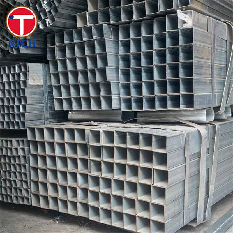 Q235 أنابيب مربعة لحامية من الصلب الهيكلي الكربوني للتطبيقات المعمارية مع خيارات سحب البارد والصلب الساخن