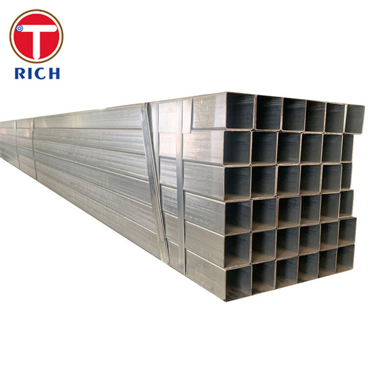 Q235 أنابيب مربعة لحامية من الصلب الهيكلي الكربوني للتطبيقات المعمارية مع خيارات سحب البارد والصلب الساخن
