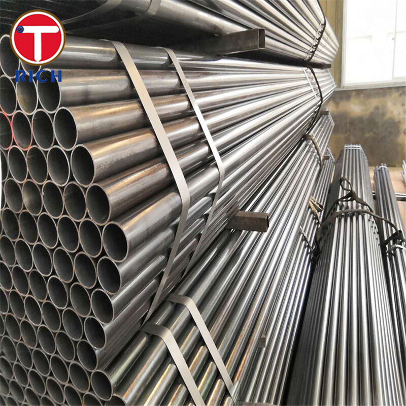 ACMS ASTM A787 أنبوب الفولاذ المسموم مع طلاء الألومنيوم والسيليكون لأنظمة العادم باستخدام تقنية ERW