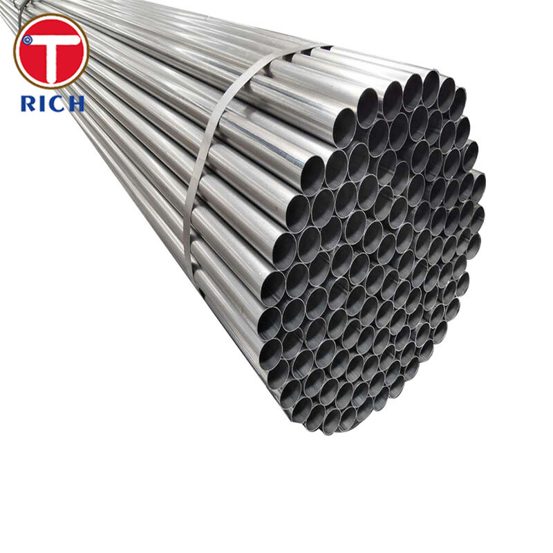 ACMS ASTM A787 أنبوب الفولاذ المسموم مع طلاء الألومنيوم والسيليكون لأنظمة العادم باستخدام تقنية ERW