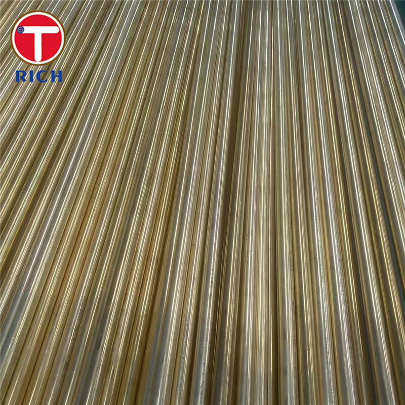 BFe10-1-1 أنبوب مكثف نحاس نيكل بلا مسام مع مقاومة للتآكل ومتانة مياه البحر لنقل الحرارة بكفاءة