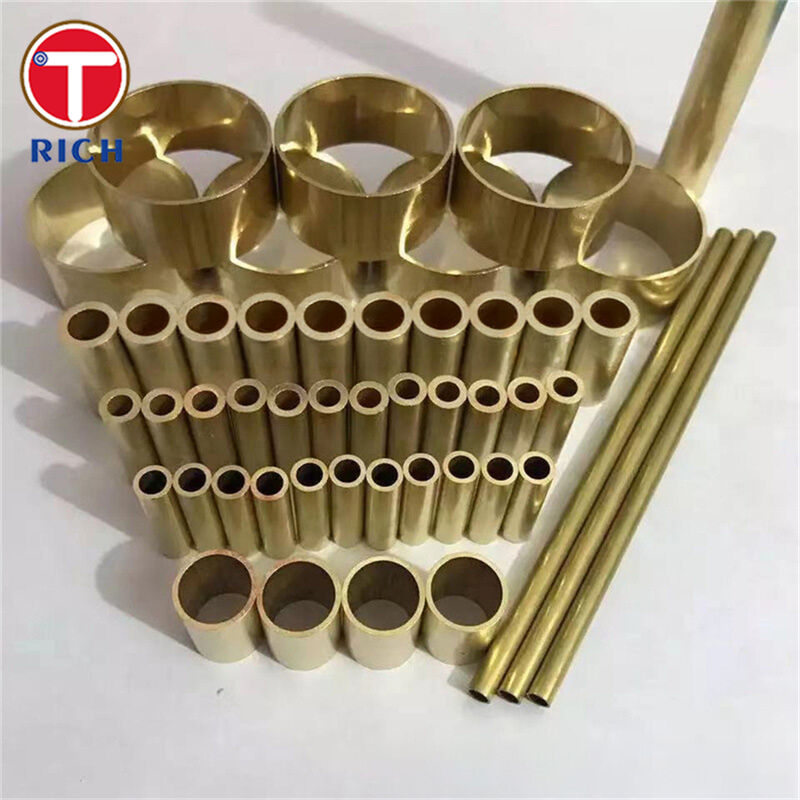 BFe10-1-1 أنبوب مكثف نحاس نيكل بلا مسام مع مقاومة للتآكل ومتانة مياه البحر لنقل الحرارة بكفاءة