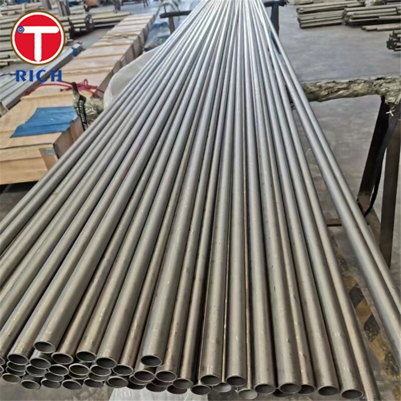 أنبوب مقايض حرارة من التيتانيوم الصف 2 ASTM B862 المطاط البارد - مقاوم للتآكل بدون خيوط UNS R50400