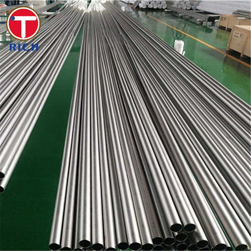 أنبوب مقايض حرارة من التيتانيوم الصف 2 ASTM B862 المطاط البارد - مقاوم للتآكل بدون خيوط UNS R50400