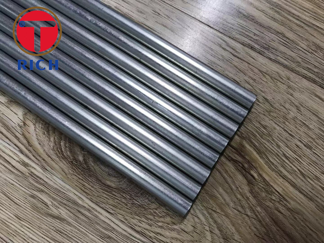 أنبوب فولاذي غير ملحوم مجلفن دقيق أنابيب قطر صغير EN 10305-4 E235 + N