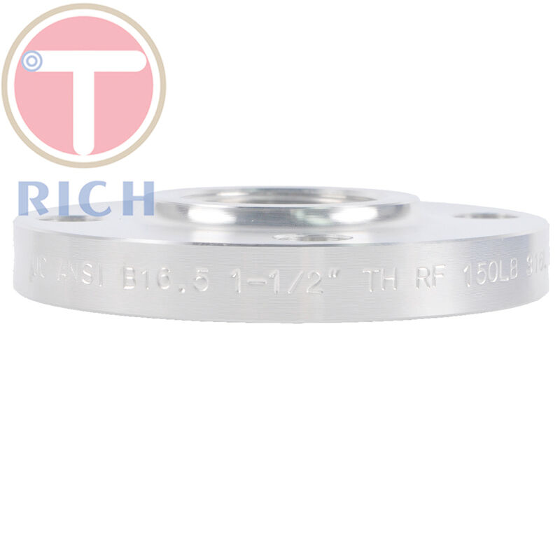 TORICH ASME B16.5 محطة الطاقة النووية 304 أنابيب ملولبة ذات شفة ملائمة