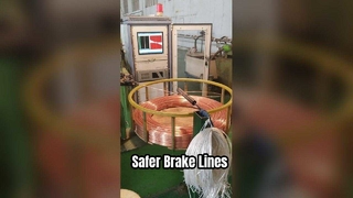 أنبوب خط الفرامل SAE J527 فولاذ مطلي بالنحاس