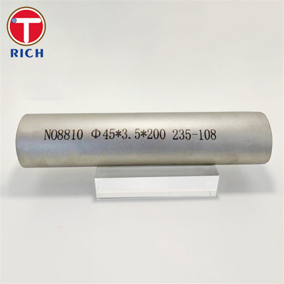 سعر جيد GB/T 30059 N08800 أنابيب سبيكة غير ملتوية مقاومة للتآكل بدون خيوط لمبادل الحرارة الانترنت