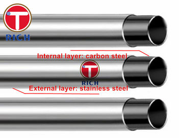 سعر جيد GB / T 18704 TORICH Round Stainless Steel Clad Pipes for Structural Purposes الانترنت