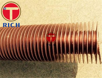 سعر جيد OD25mm أنابيب النحاس ذات الزعانف المسننة لمبرد الهواء الانترنت