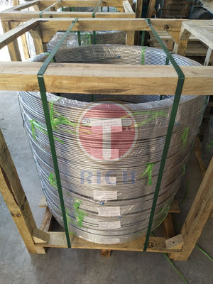سعر جيد ASTM A269 APIRP5 C7 Super Duplex 2205 2507 أنابيب ملفوفة من الفولاذ المقاوم للصدأ الانترنت