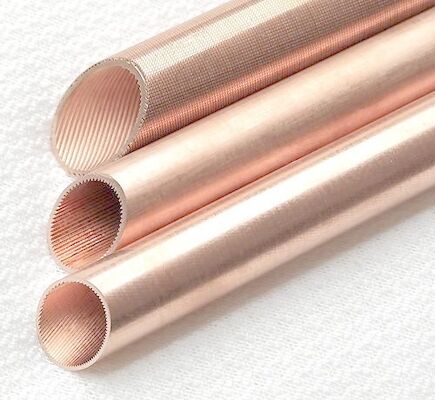 سعر جيد C12200 أنابيب مبادل حراري نحاسية داخلية 5.0 مم الانترنت