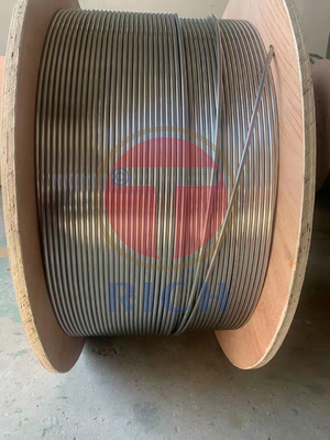 سعر جيد 12X2 304316L ملفوف من الفولاذ المقاوم للصدأ أنبوب العشاء طويل لشماعات عادم السيارات الانترنت